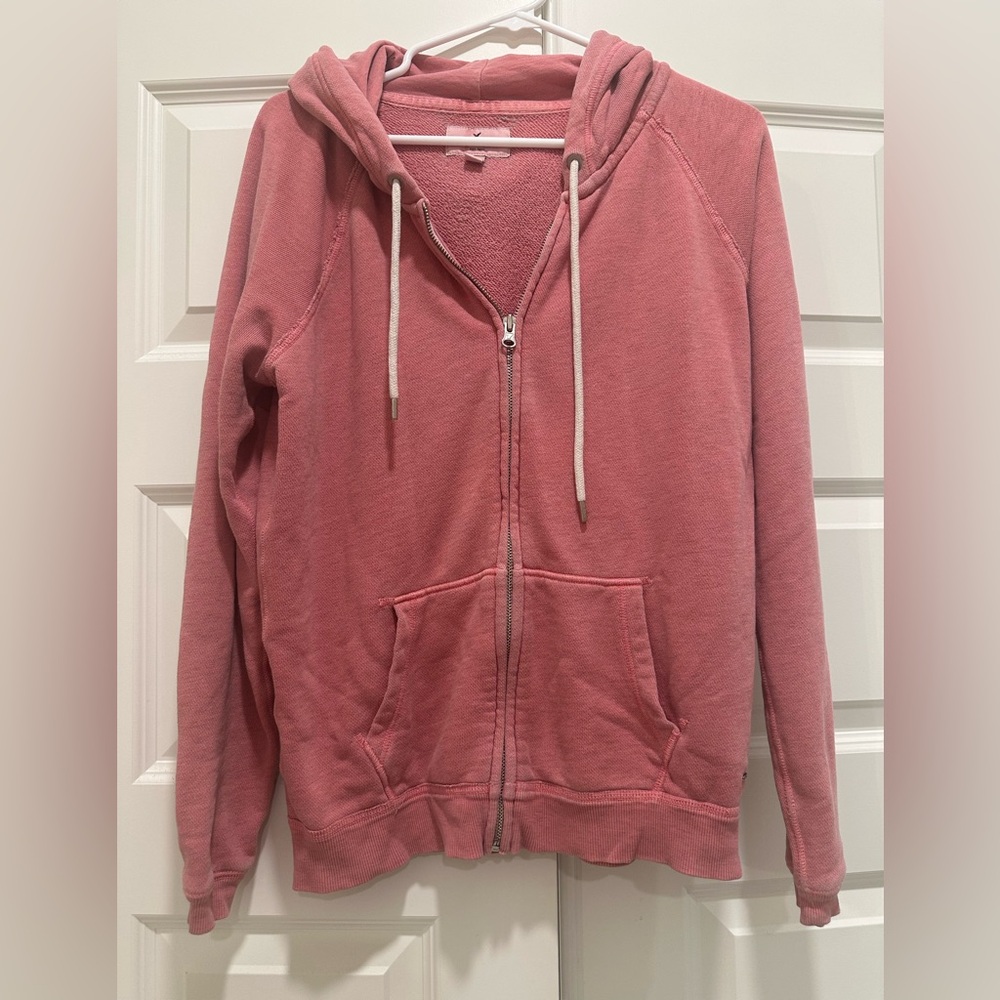 Pink American Eagle Zip Up Hoodie